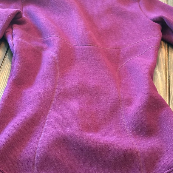 Helly Hansen Zip Fleece Ski Snow Layer Jacket XS Purple with Pink Details - Picture 7 of 7